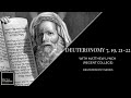 Deuteronomy 7, 19, 21-22 (Violence) with Matthew Lynch