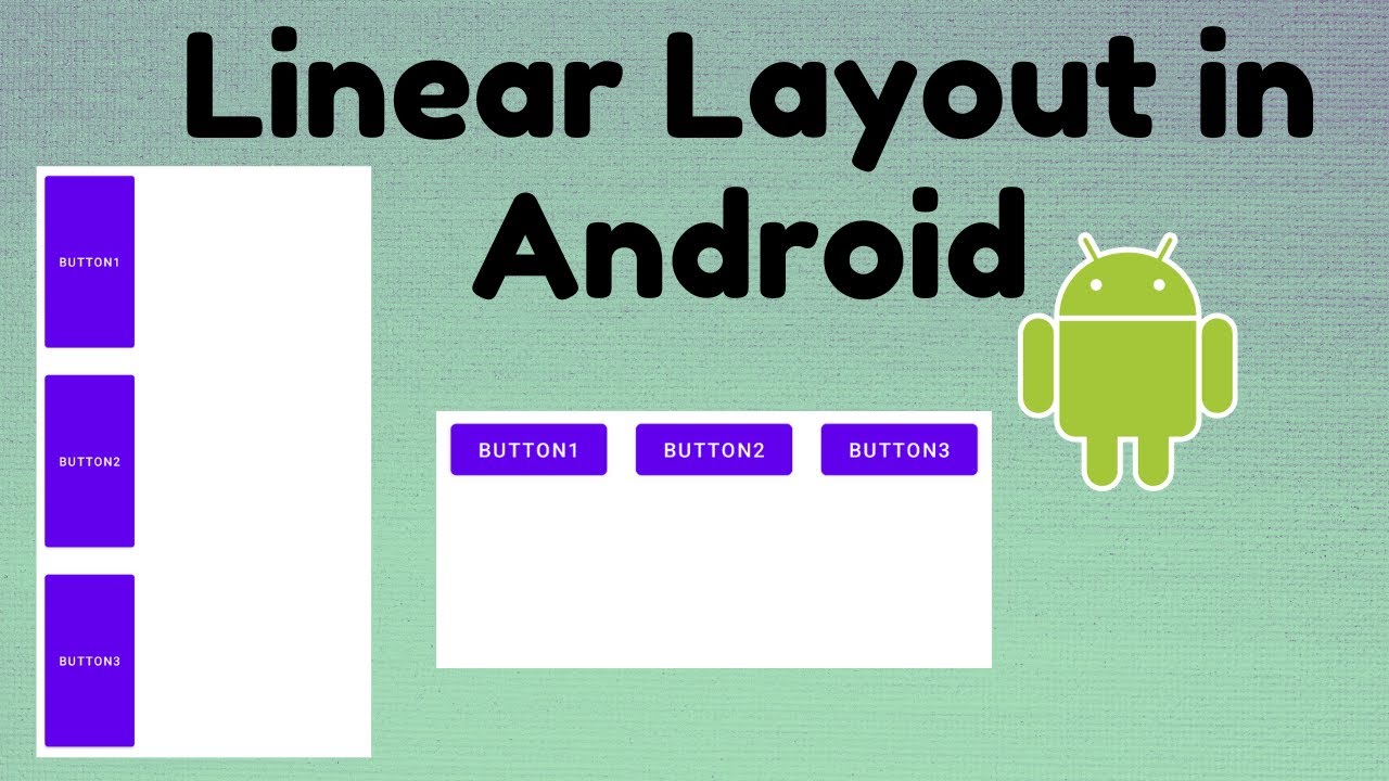 Linear Layout In Android Techviewhub Android Studio Youtube