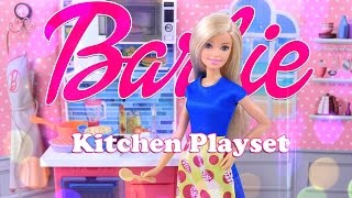 Barbie You Can Be A Storyteller Kitchen Play Set Review - 4K