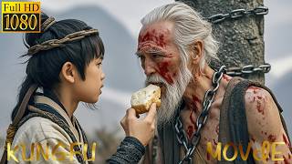 Kung fu movie! A beggar saves an old man, who is a master and teaches him unbeatable skills! #movie