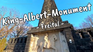 King Albert Memorial in Freital 🏞️✨ | History and Views from Windberg