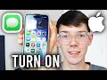 How To Turn On iMessage On iPhone - Step By Step