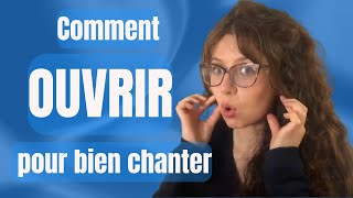 Comment ouvrir pour bien chanter ? Bouche, mâchoire, nez ...