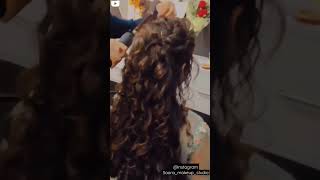 curls 🤩 hairstyle 🔥//saara make-up studio