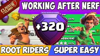 320 Trophies DAILY The Best Post-Nerf Root Rider Strategy Revealed Unstoppable Town Hall 16 Strategy