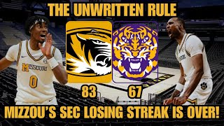 Mizzou men's basketball snaps SEC losing streak