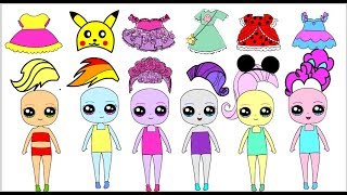 my little pony paper dolls