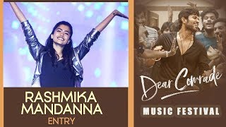 Rashmika Mandanna Entry | Dear Comrade Music Festival | Vijay Deverakonda