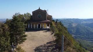 Via Mater Dei dal drone: Zena, Madonna delle formiche e Loiano