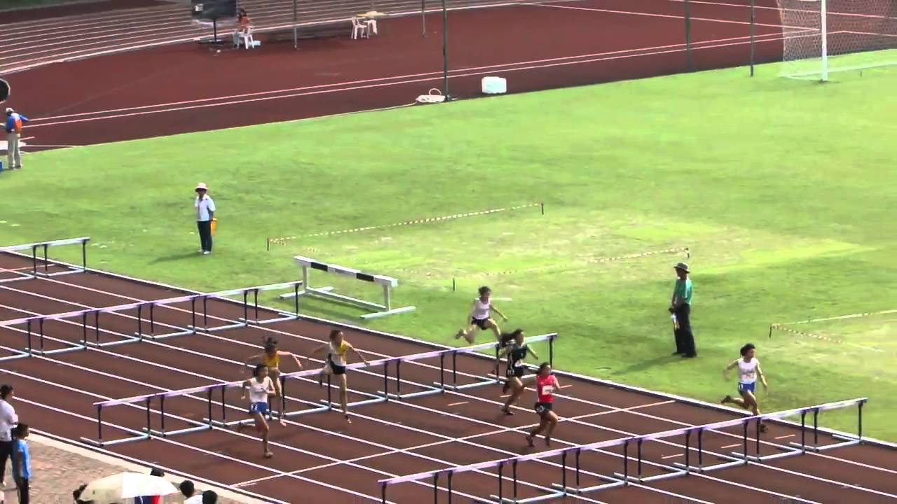 100m Hurdles Heat B Girls 3 52nd National Inter School Track & Field ...