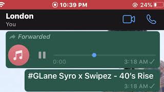 #GLane Syro x Swipez - 40’s Rise (Preview) Trades #Exclusives