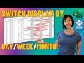 Excel Project Management Dashboard with Dynamic Periods