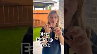HAIR TIE TRICK - CAN YOU DO IT? 🤔