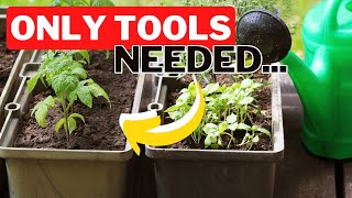 The Only Three Container Garden Tools You Need For Under 20 Dollars. Container Gardening In Canada