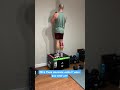 55lb Thor Hammer Goblet Hold Box Step Ups | #youtubeshort #boxstepup