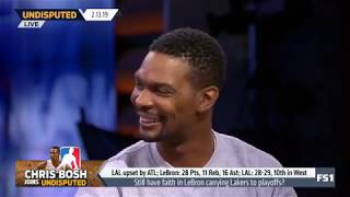 CHRIS BOSH Still have in LeBron carring Lakers to playoffs UNDISPUTED