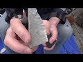 Flintknapping Pressure Flaking  1