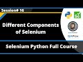 Different Components in Selenium (Selenium Python - Session 16)