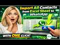 How to Import Contacts from Excel to WhatsApp (Add 1000+ Numbers Fast!)