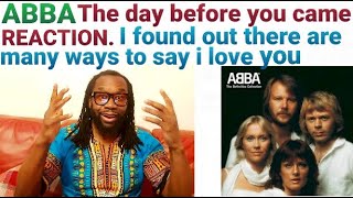 Abba The day before you came Reaction(first time hearing)