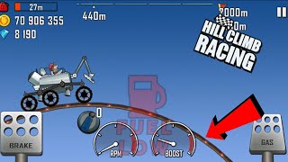 Hill climb racing |MOONLANDER| Vehicle on Roller Coaster Road Gameplay full video 😱🔥