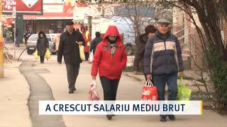 A crescut salariul mediu brut