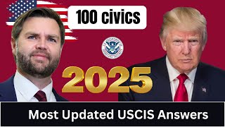 2025 Random 100 Civics Questions and Answers: U S Citizenship Interview 2025 | Ciudadania Americana