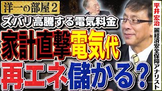 【再エネって儲かる？】ズバリ家計直撃している電気代と再エネ賦課金の問題点について議論 /自然破壊するパネルを止めたい　②【洋一の部屋】高橋洋一 ✕平井宏治（経済安全保障アナリスト）