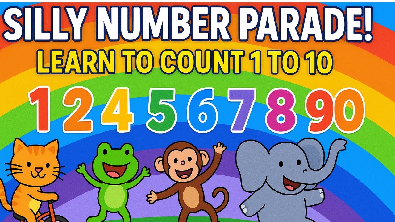 Silly Number Parade Learn To Count 1 To 10 With Funny Animals