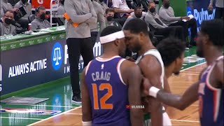 Tristan Thompson calling Torrey Craig "trash" | Celtics vs Suns