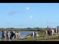 Compilation of crazy crowd reactions to twin Falcon Heavy booster landing. Compilation of crazy crowd reactions to twin Falcon Heavy booster landing.