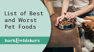 Dr. Becker Shares Her Updated List of Best and Worst Pet Foods