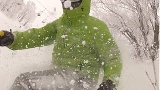 キューピットバレイ Cupid Valley Snowboard JAPOW 2015.1.30-2.1