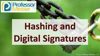 Hashing and Digital Signatures - SY0-601 CompTIA Security+ : 2.8