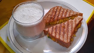 Boost Your Weight Loss With This Protein Rich Sandwich And Healthy Drink!😋#weightlose