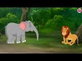 चतुर मगरमच्छ शेर के जाल में फस ही गया । hindi kahani । cartoon video । moral stories। cartoon