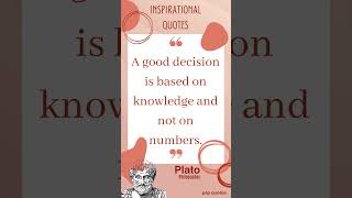 Plato Inspirational Quotes #18 | Motivational Quotes | Life Quotes | Best Quotes #shorts