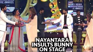 Nayantara Insulted Allu Arjun On SIIMA 2018 Stage |Vignesh Shivan |Naanum Rowdy Dhaan | Filmy Monk |