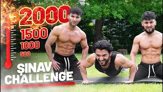 2000 ŞINAV ÇEKTİK! (Push Up Challenge) I Shredded Brothers