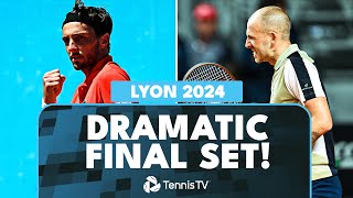 DRAMATIC Dan Evans vs Arthur Rinderknech Final Set 👀 | Lyon 2024 Highlights
