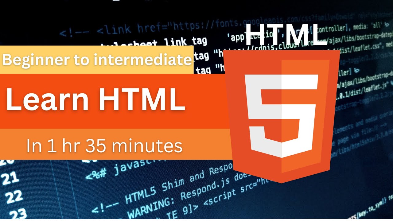 Html Tutorial For Beginners | Html For Beginners | Html5 Tutorial Learn ...