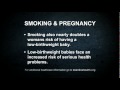 Smoking and Pregnancy