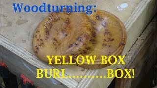 woodturning: a yellow box......... box!