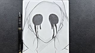 Scary art | how to draw scary face easy step-by-step
