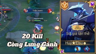 Đồng đội hú.t quá nhiều Lá Đu Đủ Elsu Vẩy 20 Kill Gánh Team Còng Lưng Và Cái Kết …