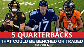 NFL Trade Rumors: 5 Quarterbacks Next To Be Traded Or Benched Ft. Russell Wilson