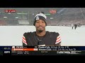 Jameis Winston tells ESPN 'HOW' Cleveland Browns upset the Pittsburgh Steelers 24-19 in snow games