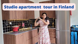 #hometour / STUDIO APARTMENT TOUR IN FINLAND / HELSINKI STUDIO ROOM TOUR / ALL ROOMS IN SINGLE ROOM