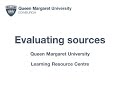 Evaluating sources: Jess Wilkinson