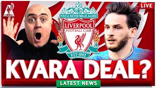 LIVERPOOL EYE HUGE £100M KVARATSKHELIA MOVE! Liverpool FC Transfer News